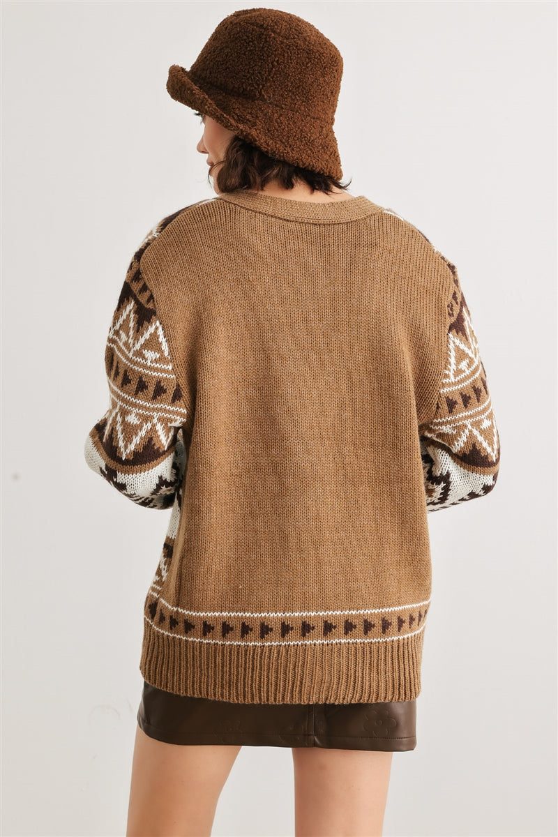 Fair Date Knit Button-Up Cardigan Sweater